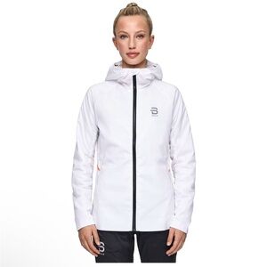 Daehlie Run 365 Jacket $180 Womens M White Ultralight Insulated Coat NEW